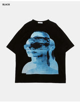 シルエットハーフスリーブTシャツ