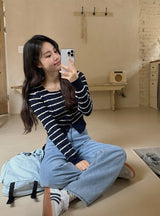Border Cashmere Cable Knit Cardigan (5color)