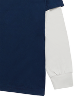 25FW ダブルレイヤーADLV長袖Tシャツ ライトネイビー