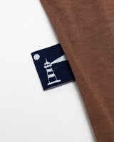 MOONANDBEAM LOGO TEE (BROWN)