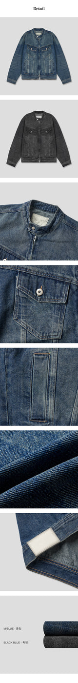 [PROMOTION] Dart two pocket denim jacket(2color)
