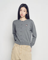 26SS WOMAN BASIC ROUND NECK CARDIGAN