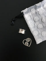 Swan Dot Drawstring Pouch