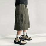 Siki Nylon Cargo Bermuda Pants (4 colors)
