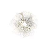 Lace scrunchie_mint cream