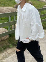 Cropped shirt jacket Unisex 2C