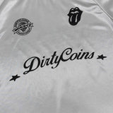DC x The Rolling Stones Logo Glossy Soccer Jersey Grey