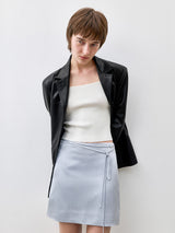 (SK-5030)アシュリーサテンAラインスカート