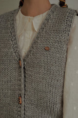 Bonnie Knit Vest [Gray]