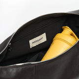 Split Half Moon Messenger Bag_Dark brown