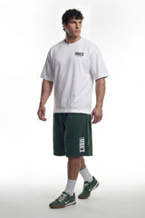 Classic Pintuck Mesh Shorts