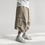 Dur Lip One Tuck Cargo Bermuda Pants (5 colors)