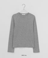 シセル ラウンド ロングスリーブ Tシャツ