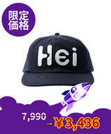 【限定価格】Heiビッグロゴフェルトキャップ Dark Navy