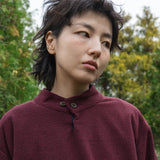 サーフェイスフリースプルオーバー / Rust wine