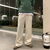 ピエコーデュロイコジーワイドバンディングパンツ