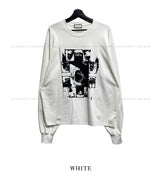 レムプリントロングスリーブTシャツ