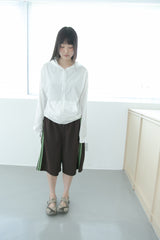 mild ルーズ フード付きジップアップ(4colors)