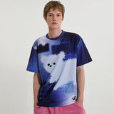 Gradation Maltese half sleeve T-shirt