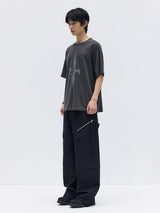 26SS★ CROSS GUN GRAPHIC HALF T