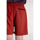 LOGO NYLON SHORT / BRICK
