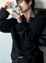 Mohair 4 Burton Henley Neck