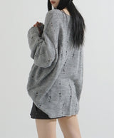 Damage Mohair Knit