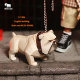 P-PET/PF ART TOYS Ruined Bull Dog Mini Animals | English Bulldog Collectible Figures, Cartoon Figurines & Resin Decorative Items