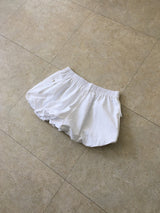 Nylon pumpkin banding shorts