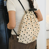 journey string bag_white flower