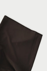 Satin layered set_brown
