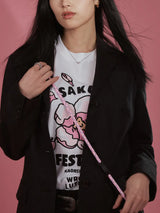 サクラTシャツ　ホワイト