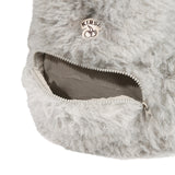 CHERRY FUR MINI BACKPACK [LIGHT GRAY]