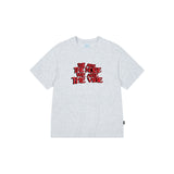 パーティスローガンクールコットンオーバーフィットショートスリーブ (SISSTD-0237)