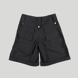 LACE-UP CARGO CUFF SHORTS
