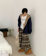 About Colorful Hood Bomber Jacket