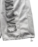 Poki Big Wide Lettering Sweat Pants