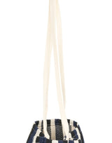 Penan striped shoulder bag