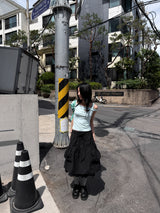 BALLOON CARGO STRING SKIRT