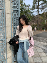 [MADE] Rules Button Henley Neck Knit