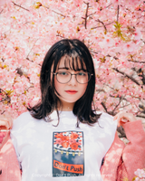 ヤヨイサクラショートスリーブTシャツ ホワイト / 白TEE