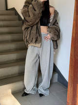 [Unisex] Fur 2way hood zip up(4color)
