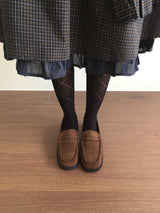 Suede penny loafers (2color)