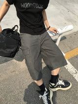 Loop Pocket Washed Bermuda Shorts 3C