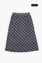 Viva see-through check skirt