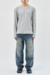 Belling Waffled Longsleeve (3color)