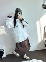 BIG BIG POCKET OVER BERMUDA 🤎🤍❤🖤5COLOR