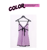big dot ribbon pink slip-dress