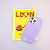 【MADE】Card Pocket glossy hard Phone case( 2 pastel colors)