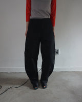 curved volume pants